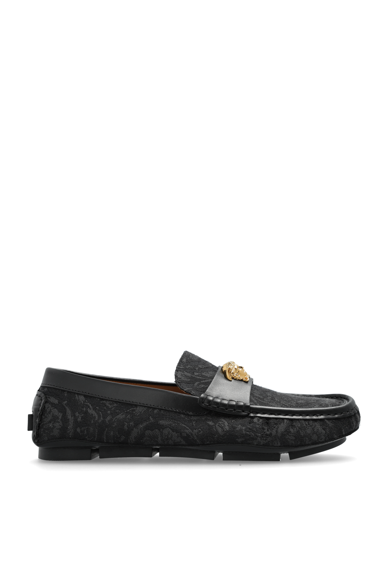 でおすすめアイテム。 Black Loafers with 'barocco' pattern Versace - Vitkac AS 絵画